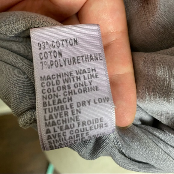 James Perse Cross Front Bare Shoulder Top Sail - Picture 7 of 10